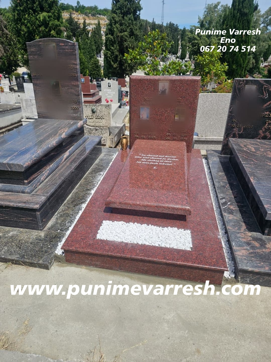 Punime Qivuresh | qivuri Fier | Modele Varresh Granit I Kuq